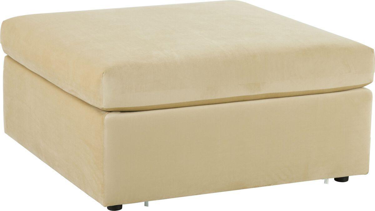 Tov Furniture Ottomans & Stools - Jessie Champagne Velvet Modular Ottoman