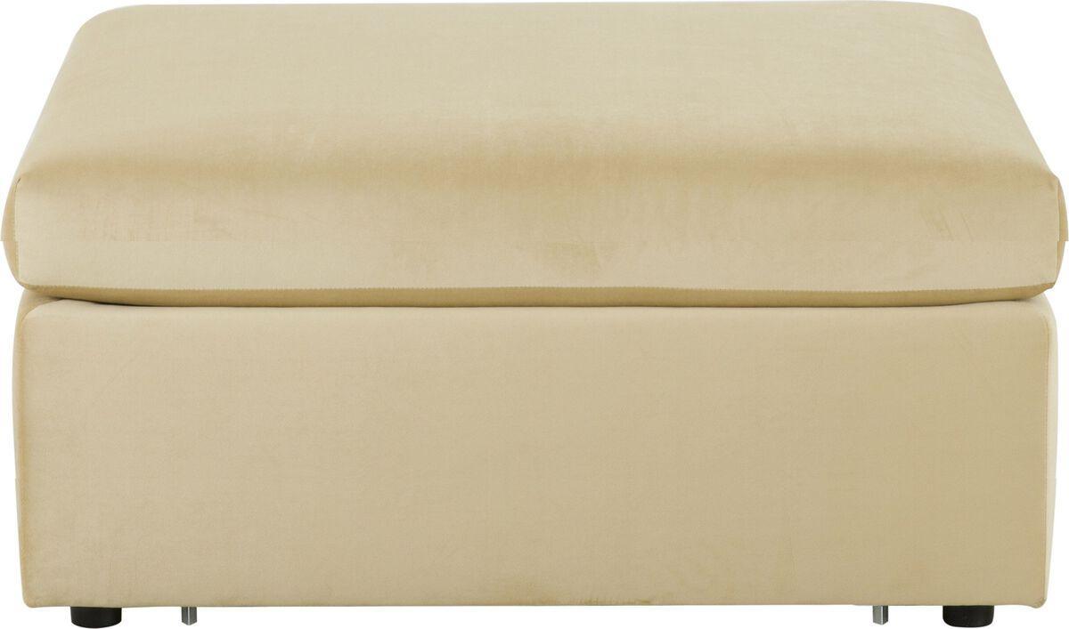 Tov Furniture Ottomans & Stools - Jessie Champagne Velvet Modular Ottoman