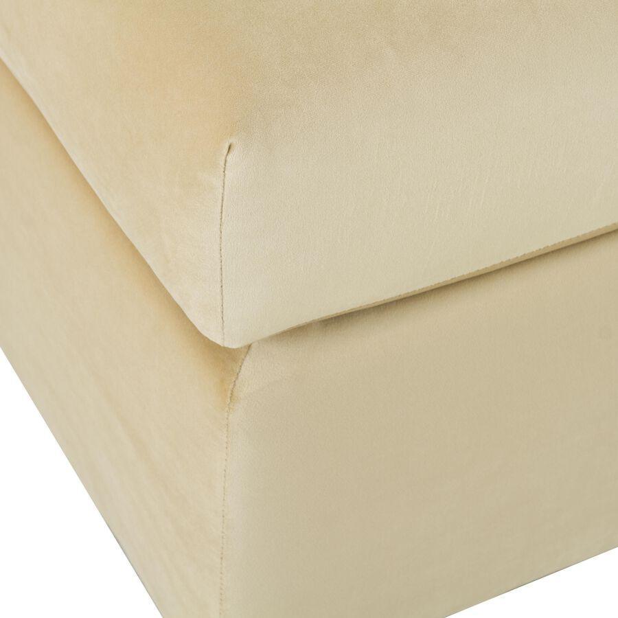 Tov Furniture Ottomans & Stools - Jessie Champagne Velvet Modular Ottoman
