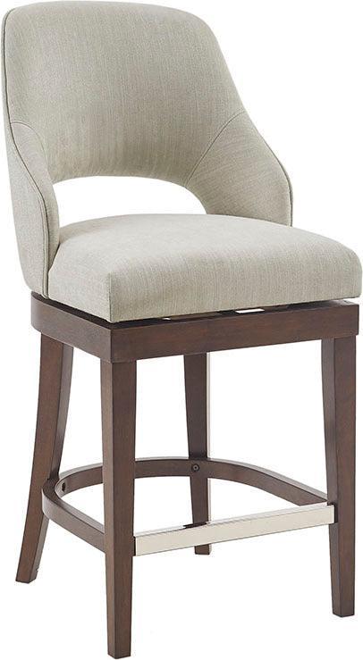 Olliix.com Barstools - Jillian Counter Stool With Swivel Seat Cream