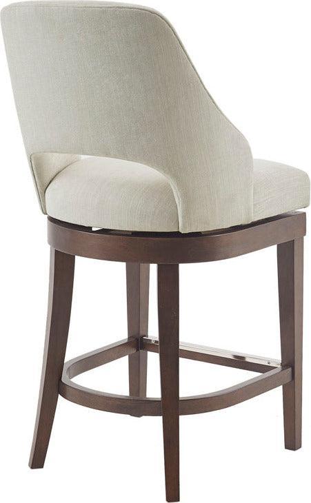 Olliix.com Barstools - Jillian Counter Stool With Swivel Seat Cream