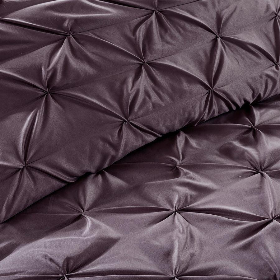 Olliix.com Comforters & Blankets - Joella 24 Piece 20 " D Room in a Bag Plum Cal King