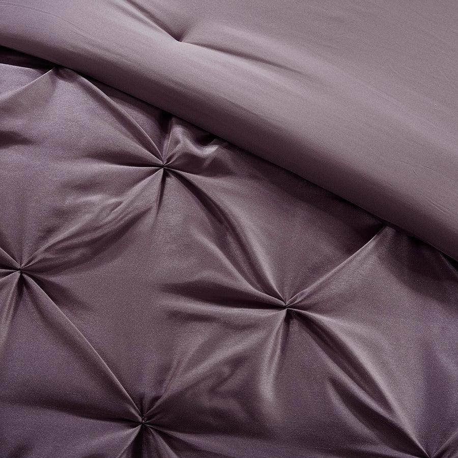 Olliix.com Comforters & Blankets - Joella 24 Piece 20 " D Room in a Bag Plum Cal King