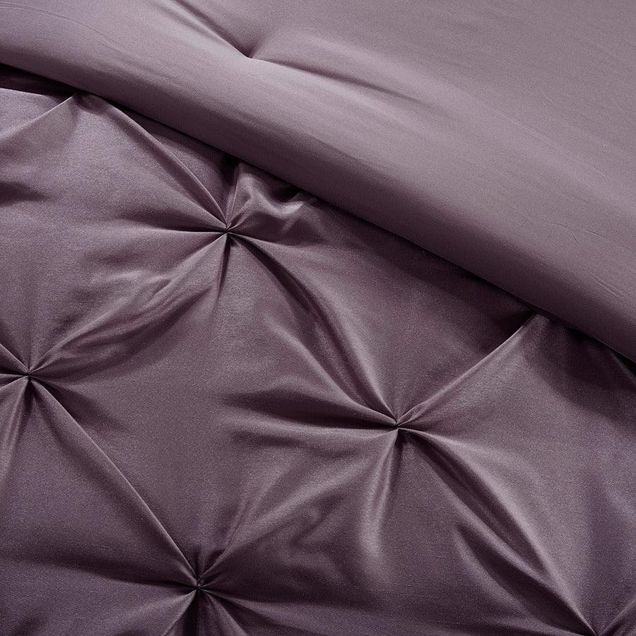 Olliix.com Comforters & Blankets - Joella 24 Piece Room in a Bag Plum Queen