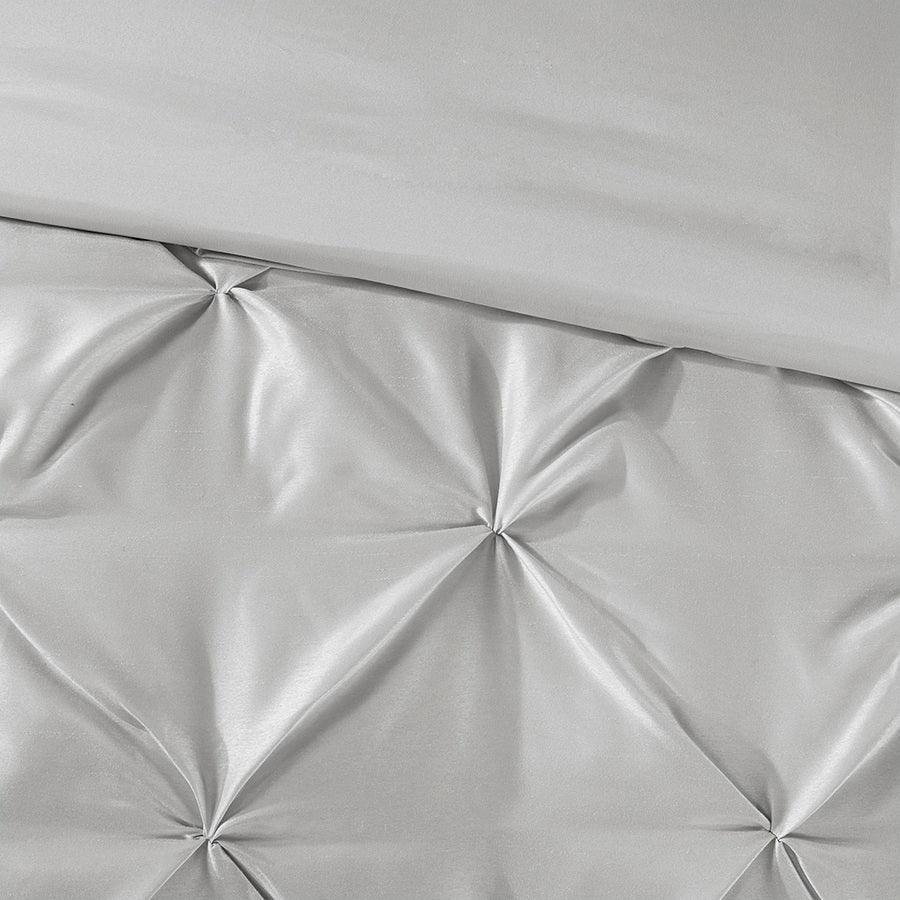 Olliix.com Comforters & Blankets - Joella Modern 24 Piece Room in a Bag Gray Cal King