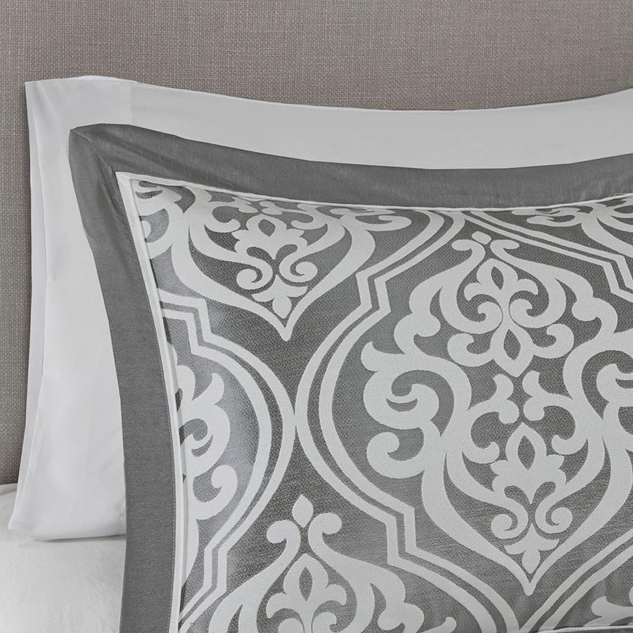 Olliix.com Comforters & Blankets - Jordan Casual 24 Piece Room in a Bag Gray Cal King
