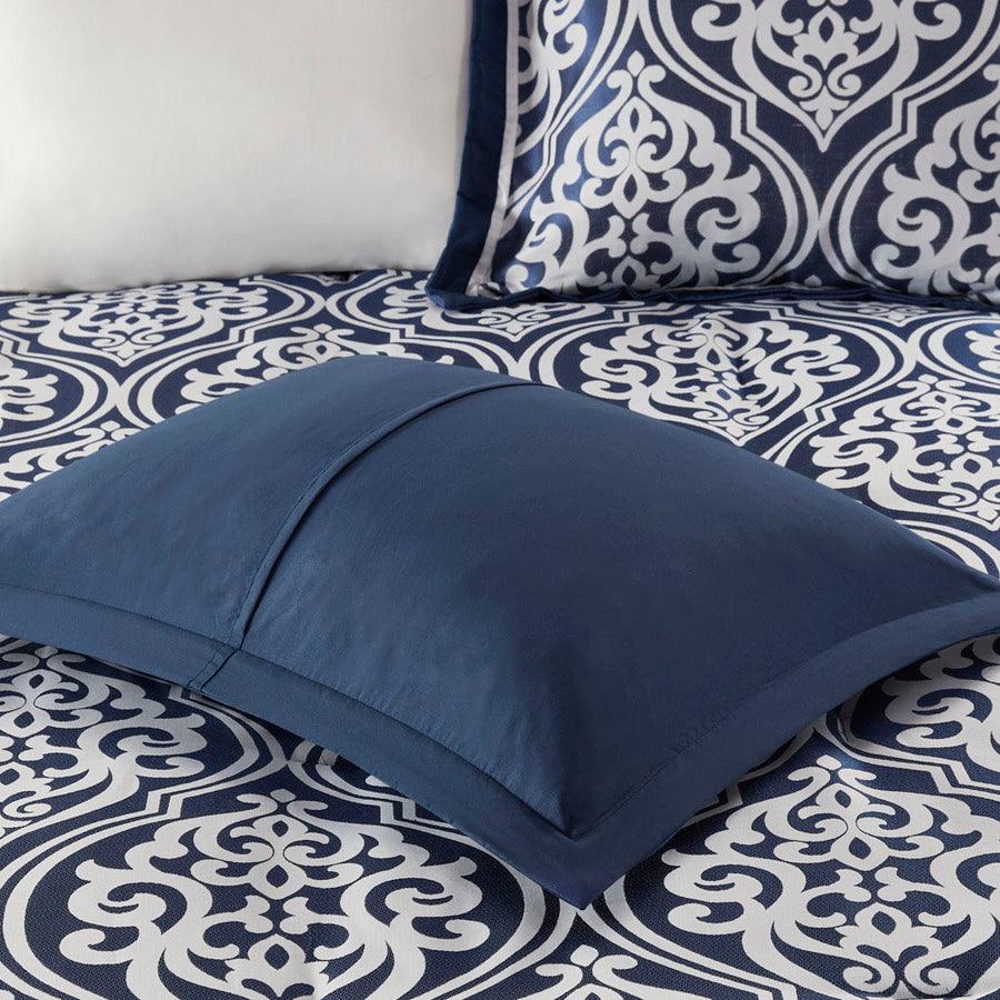 Olliix.com Comforters & Blankets - Jordan Transitional 24 Piece Room in a Bag Navy Queen