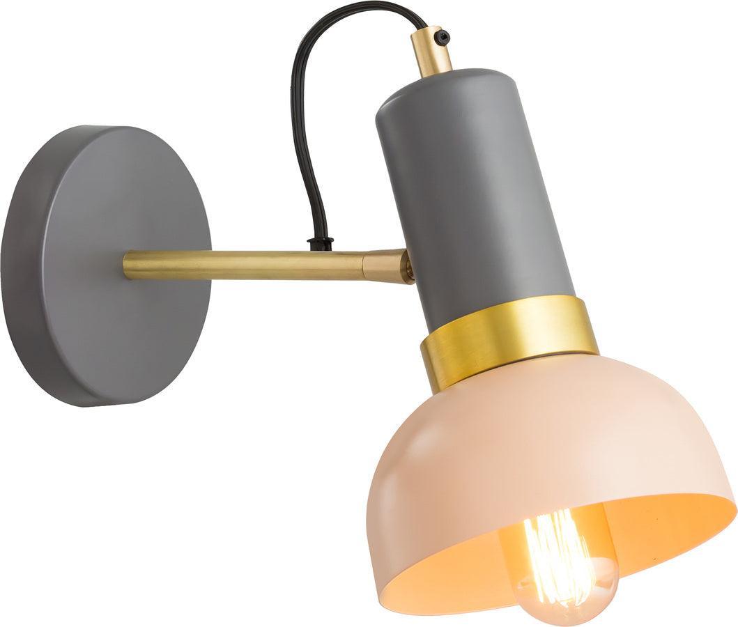 Tov Furniture Wall Sconces - Juku Blush/Grey Wall Sconce Blush | Gray