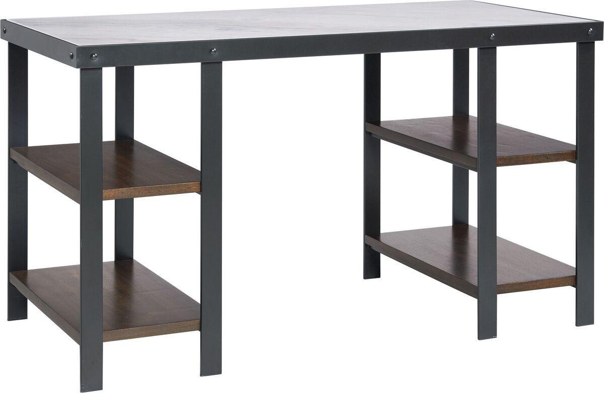 Elements Desks - Juno Desk with White Marble Top
