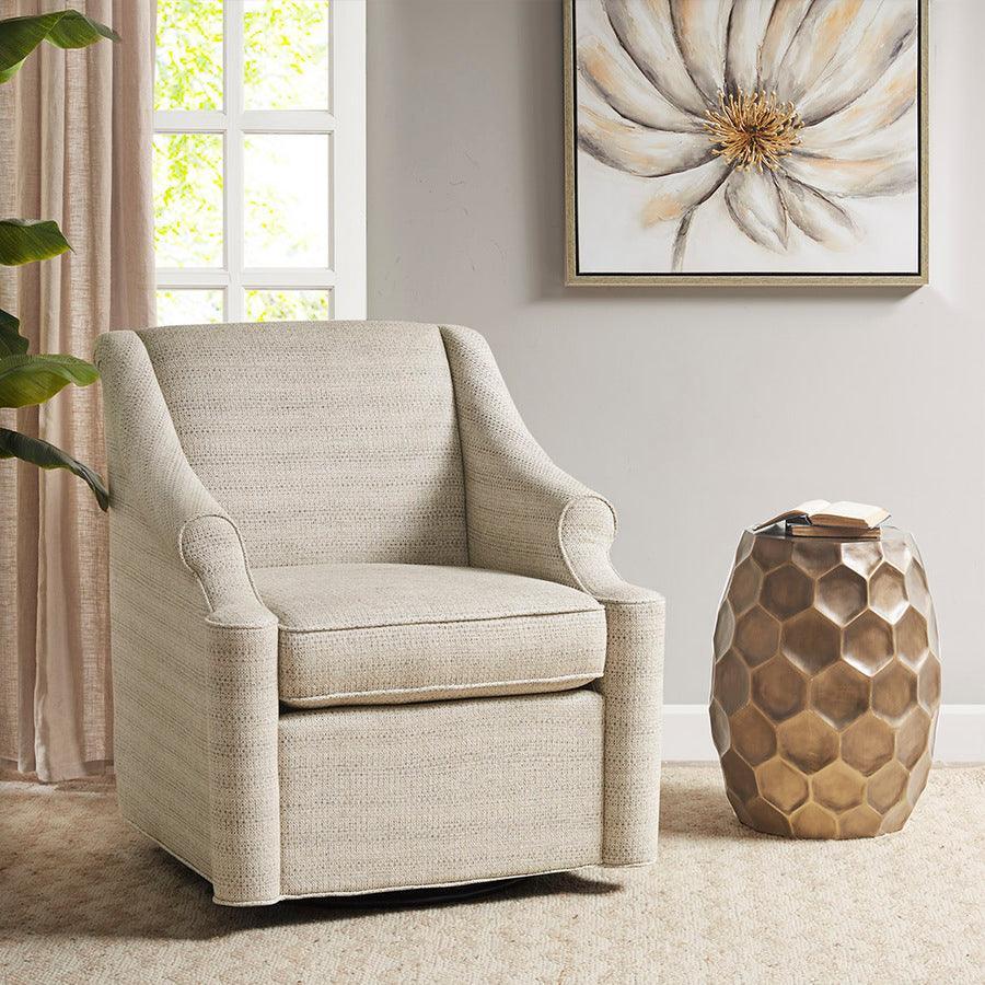 Buy Justin Swivel Glider Chair Tan Madison Park