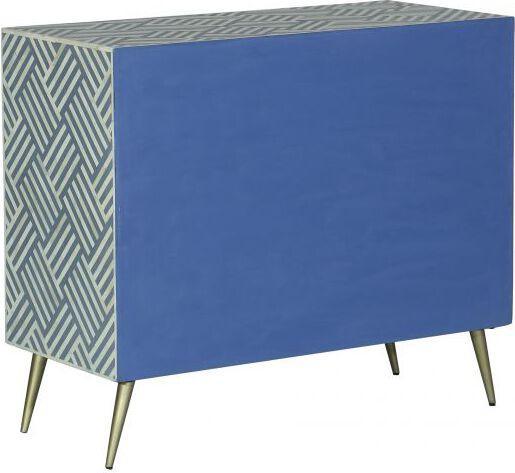 Tov Furniture Dressers - Kadiri Blue and White Bone Inlay Dresser