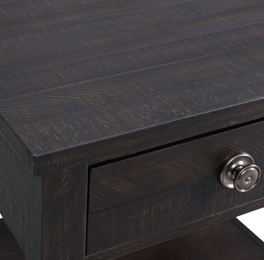 Elements Side & End Tables - Kahlil 1-Drawer Chairside Table with USB Espresso