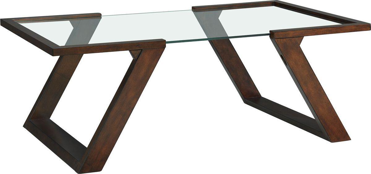 Elements Coffee Tables - Kai Rectangular Coffee Table in Dark Espresso
