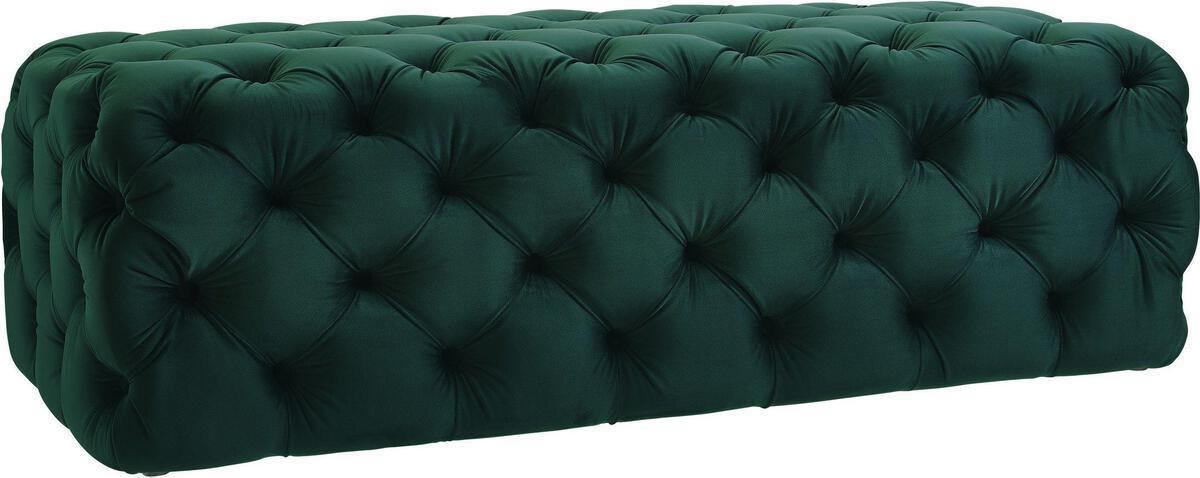 Tov Furniture Ottomans & Stools - Kaylee Green Velvet Ottoman