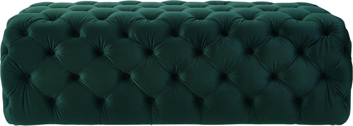 Tov Furniture Ottomans & Stools - Kaylee Green Velvet Ottoman
