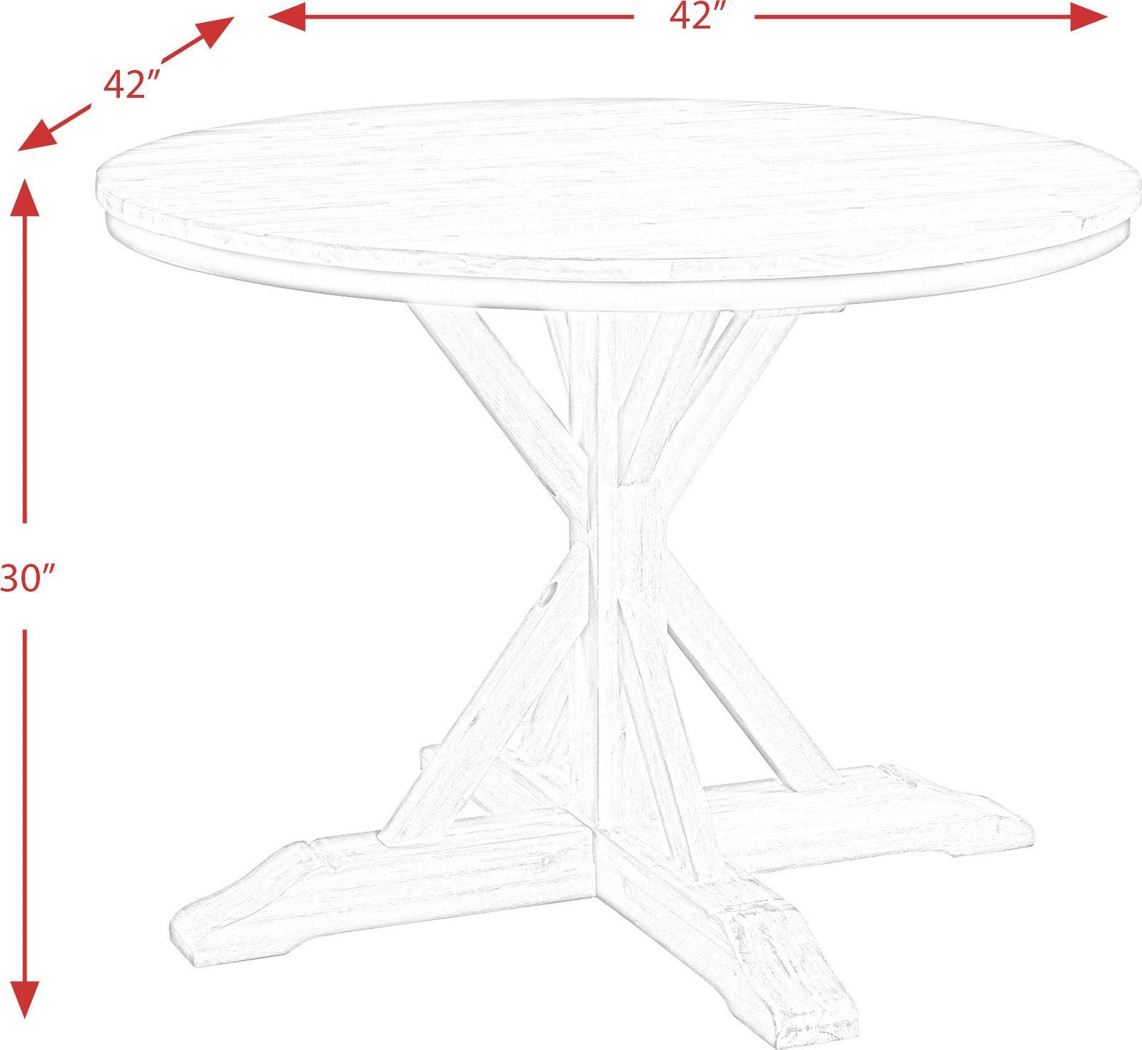 Elements Dining Tables - Keaton Round Standard Height Dining Table