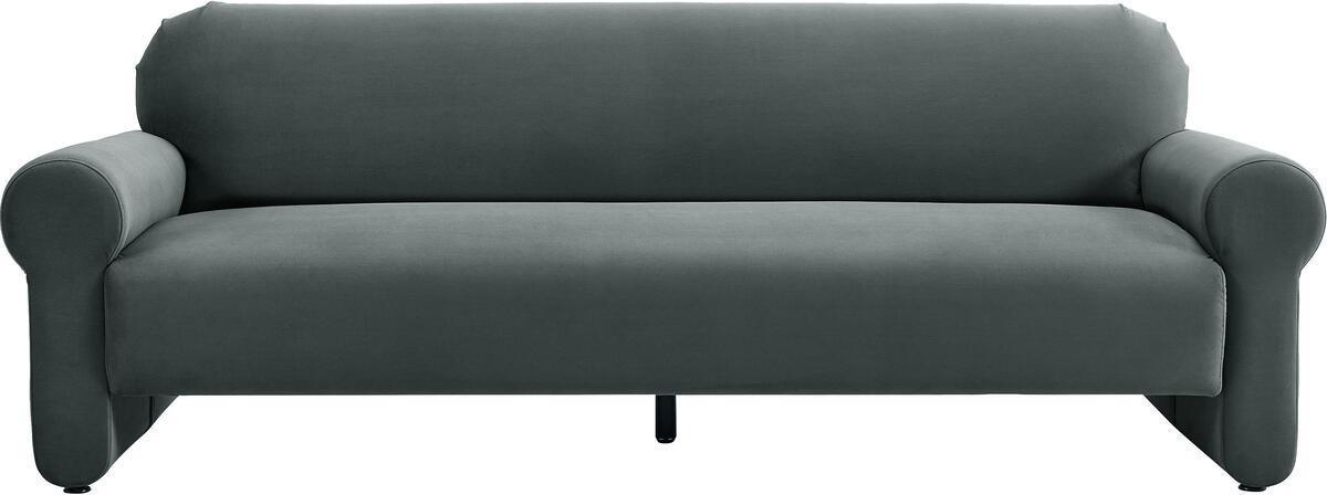 Tov Furniture Sofas & Couches - Keelee Grey 84" Velvet Sofa