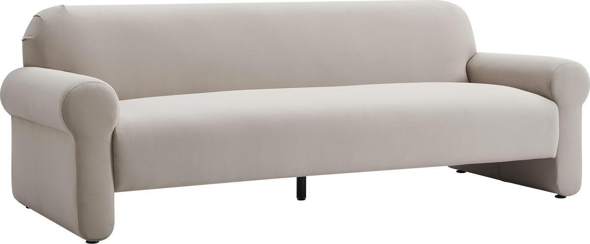 Tov Furniture Sofas & Couches - Keelee Taupe 84" Velvet Sofa