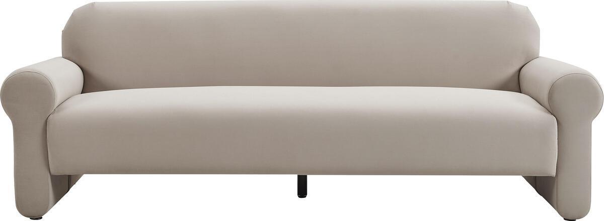 Tov Furniture Sofas & Couches - Keelee Taupe 84" Velvet Sofa
