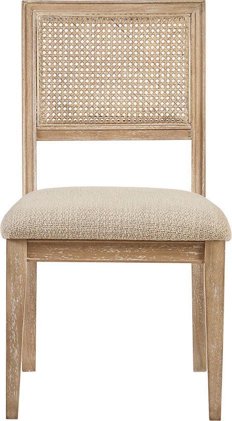 Olliix.com Dining Chairs - Kelly Dining Side Chair Light Brown (Set of 2)