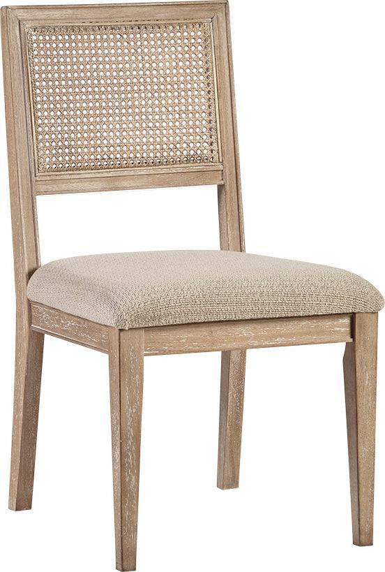 Olliix.com Dining Chairs - Kelly Dining Side Chair Light Brown (Set of 2)