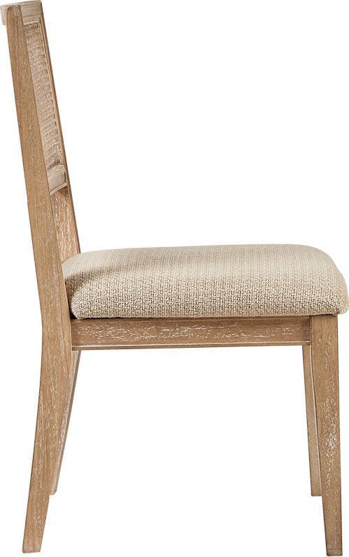 Olliix.com Dining Chairs - Kelly Dining Side Chair Light Brown (Set of 2)