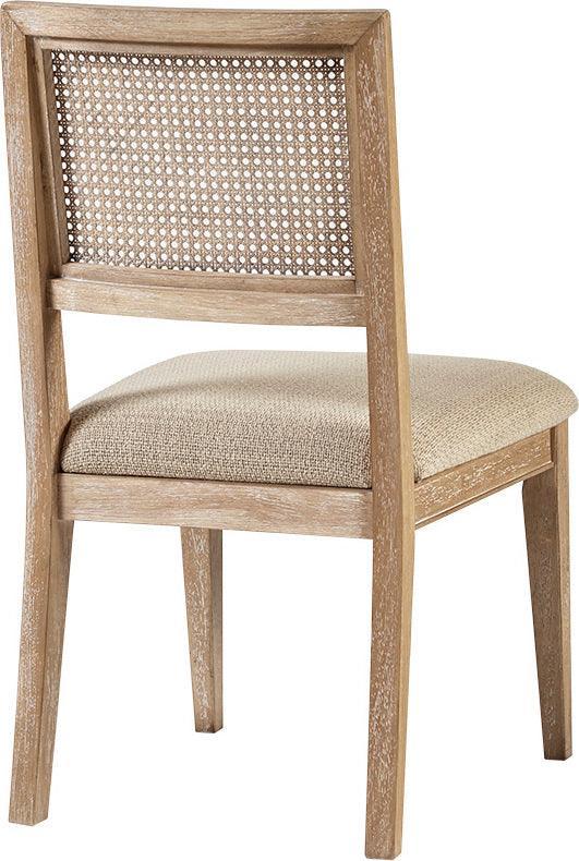 Olliix.com Dining Chairs - Kelly Dining Side Chair Light Brown (Set of 2)
