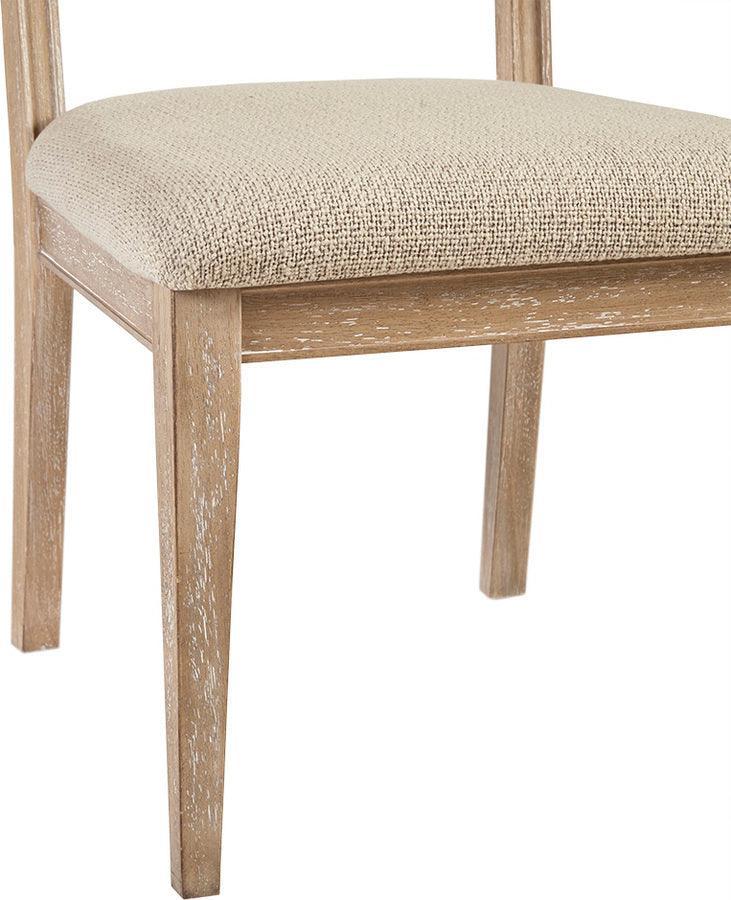 Olliix.com Dining Chairs - Kelly Dining Side Chair Light Brown (Set of 2)