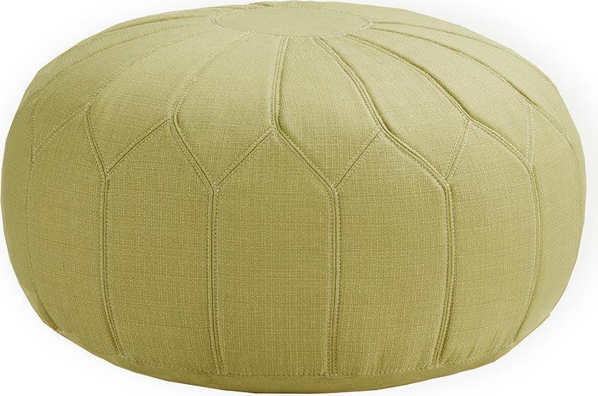 Olliix.com Ottomans & Stools - Kelsey Round Pouf Ottoman Green