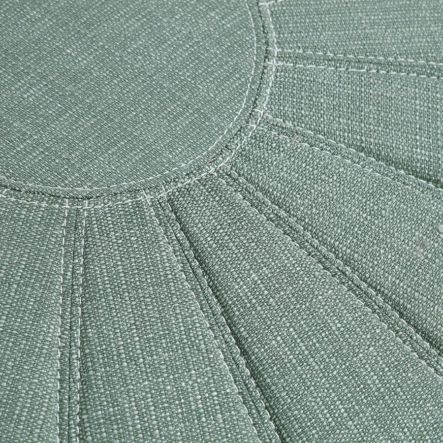 Olliix.com Ottomans & Stools - Kelsey Round Pouf Ottoman Seafoam