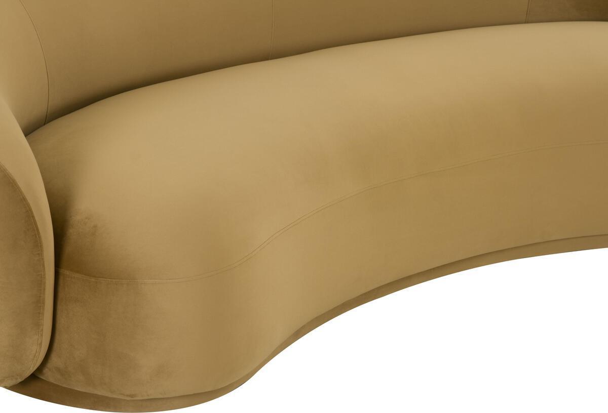Tov Furniture Sofas & Couches - Kendall Cognac Velvet Sofa Cognac