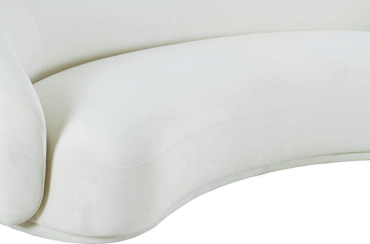 Tov Furniture Sofas & Couches - Kendall Cream Velvet Sofa