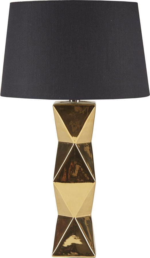 Olliix.com Table Lamps - Kenlyn Ceramic Table Lamp Gold