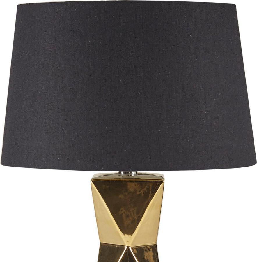 Olliix.com Table Lamps - Kenlyn Ceramic Table Lamp Gold
