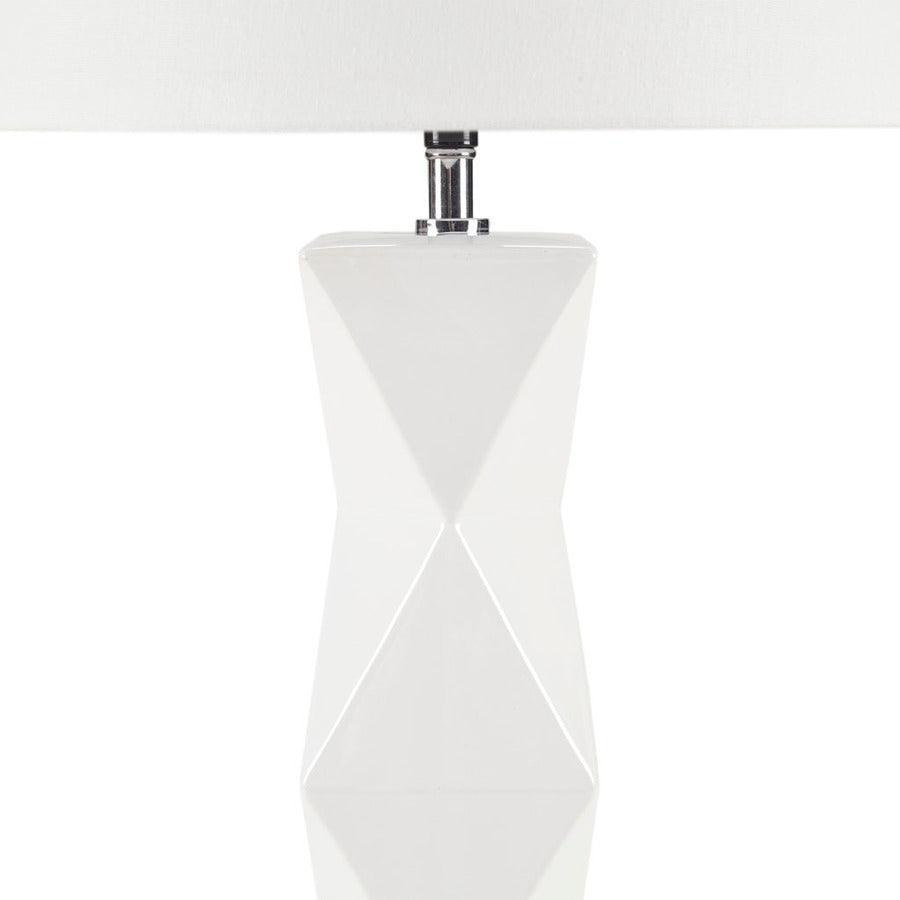 Olliix.com Table Lamps - Kenlyn Ceramic Table Lamp White