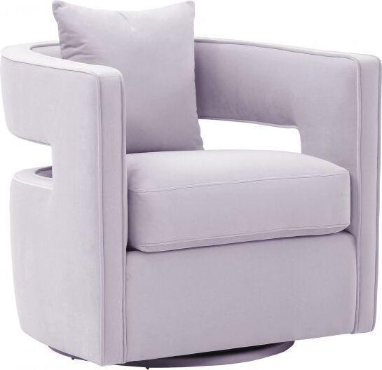Tov Furniture Accent Chairs - Kennedy Lavender Swivel Chair