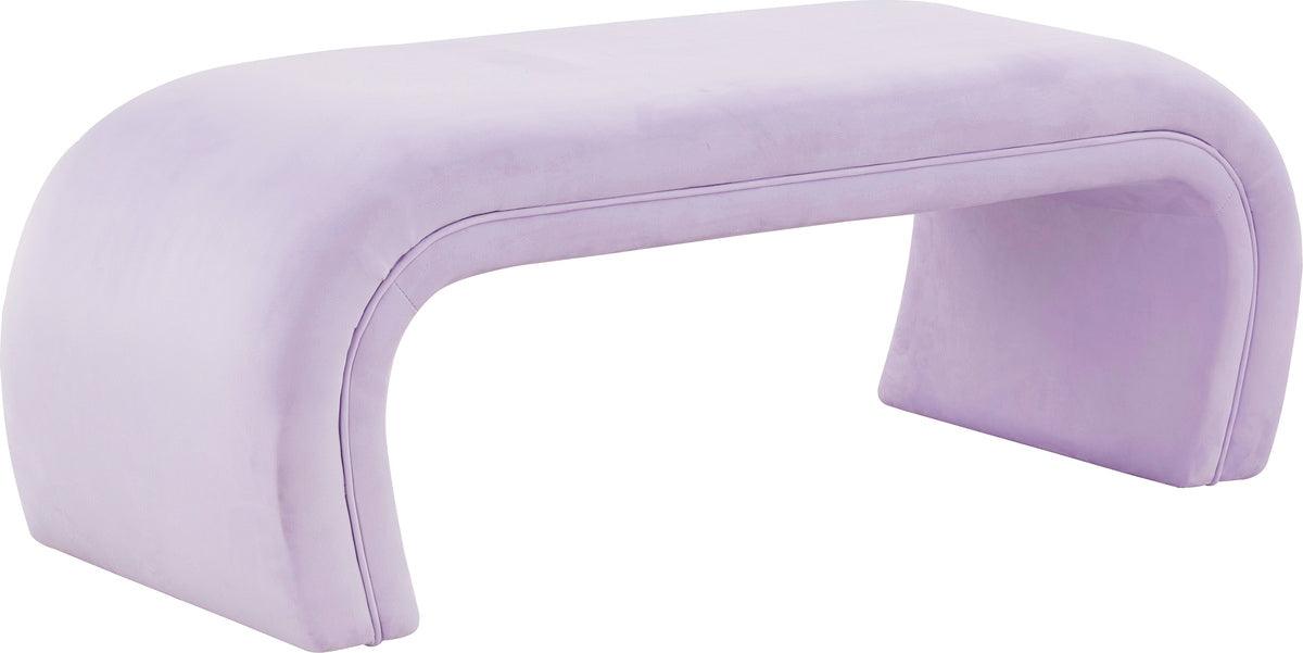 Tov Furniture Benches - Kenya Lavender Velvet Bench