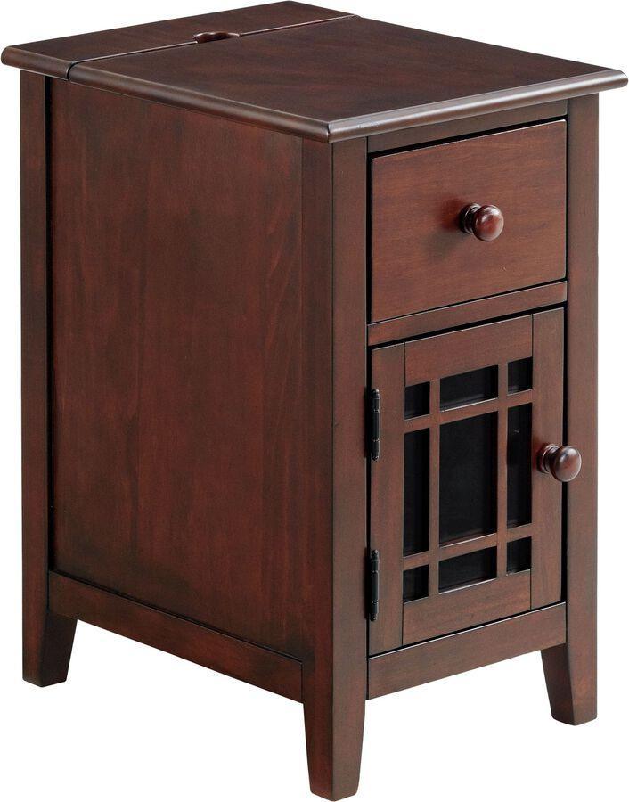 Elements Nightstands & Side Tables - Kian Side Table in Espresso