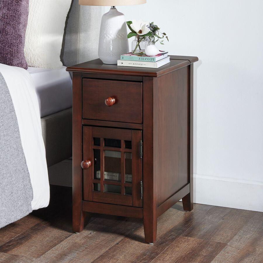 Elements Nightstands & Side Tables - Kian Side Table in Espresso