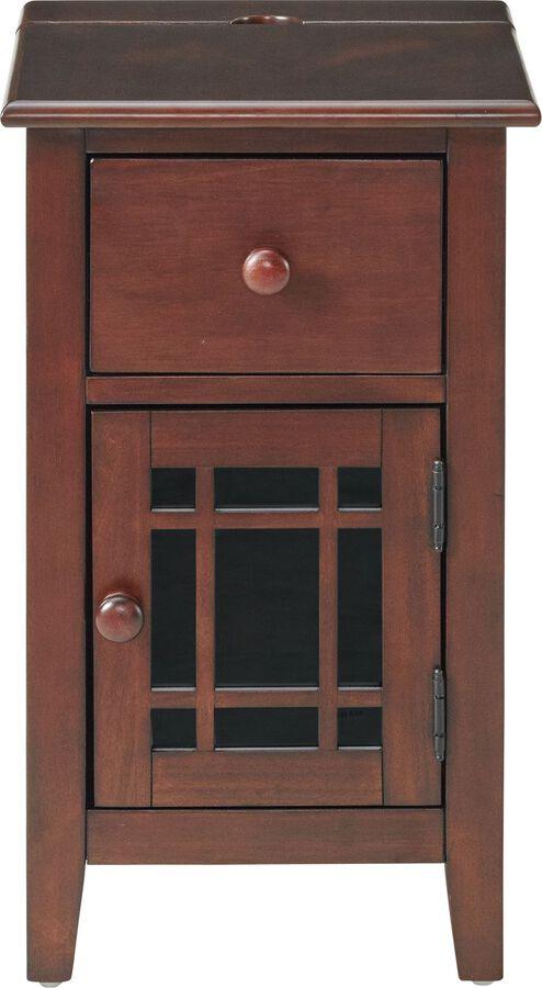 Elements Nightstands & Side Tables - Kian Side Table in Espresso