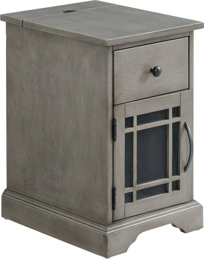 Elements Nightstands & Side Tables - Kian Side Table in Grey