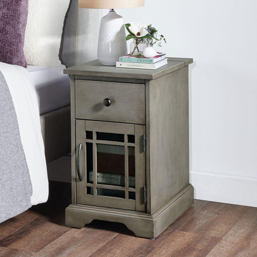 Elements Nightstands & Side Tables - Kian Side Table in Grey