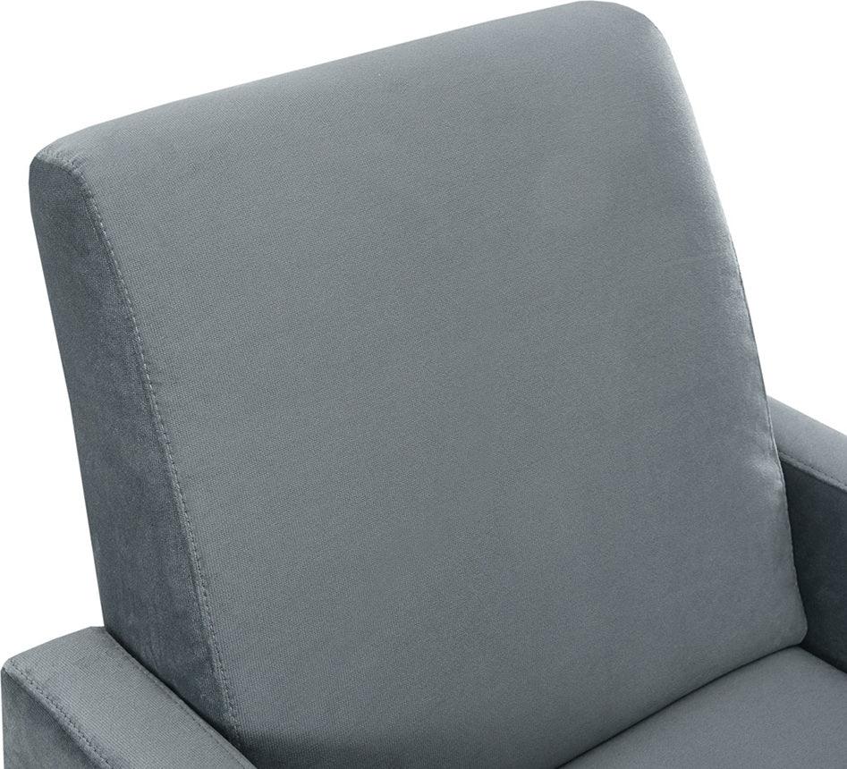 Olliix.com Accent Chairs - Kimble Upholstered Recliner Dark Coffee
