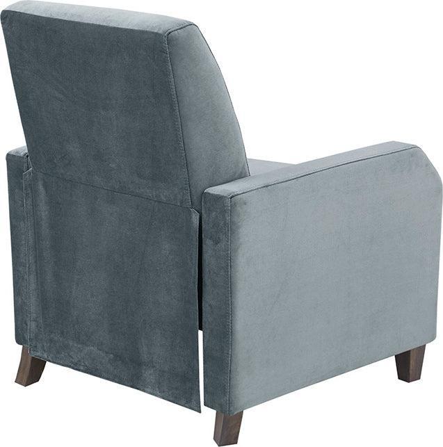Olliix.com Accent Chairs - Kimble Upholstered Recliner Dark Coffee