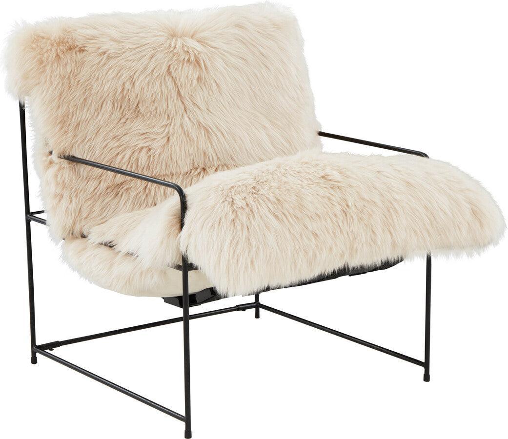Tov Furniture Accent Chairs - Kimi Genuine Sheepskin chair