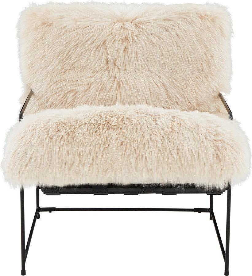 Tov Furniture Accent Chairs - Kimi Genuine Sheepskin chair
