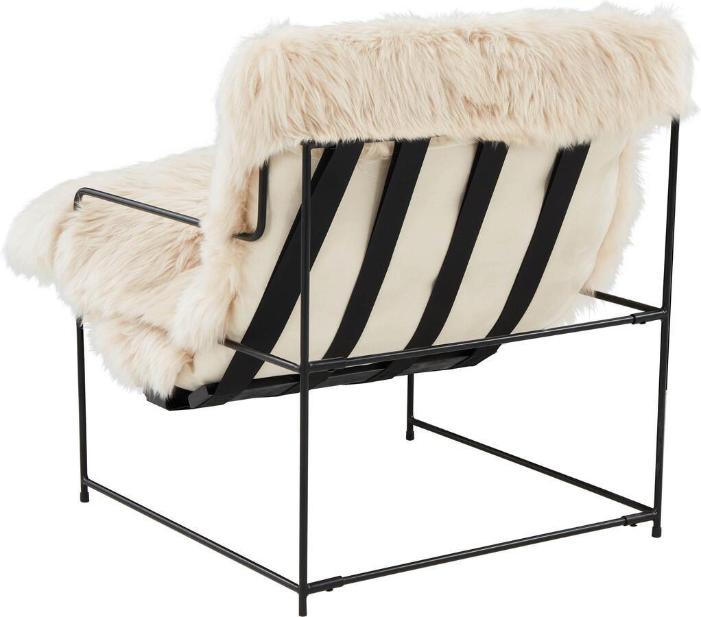 Tov Furniture Accent Chairs - Kimi Genuine Sheepskin chair