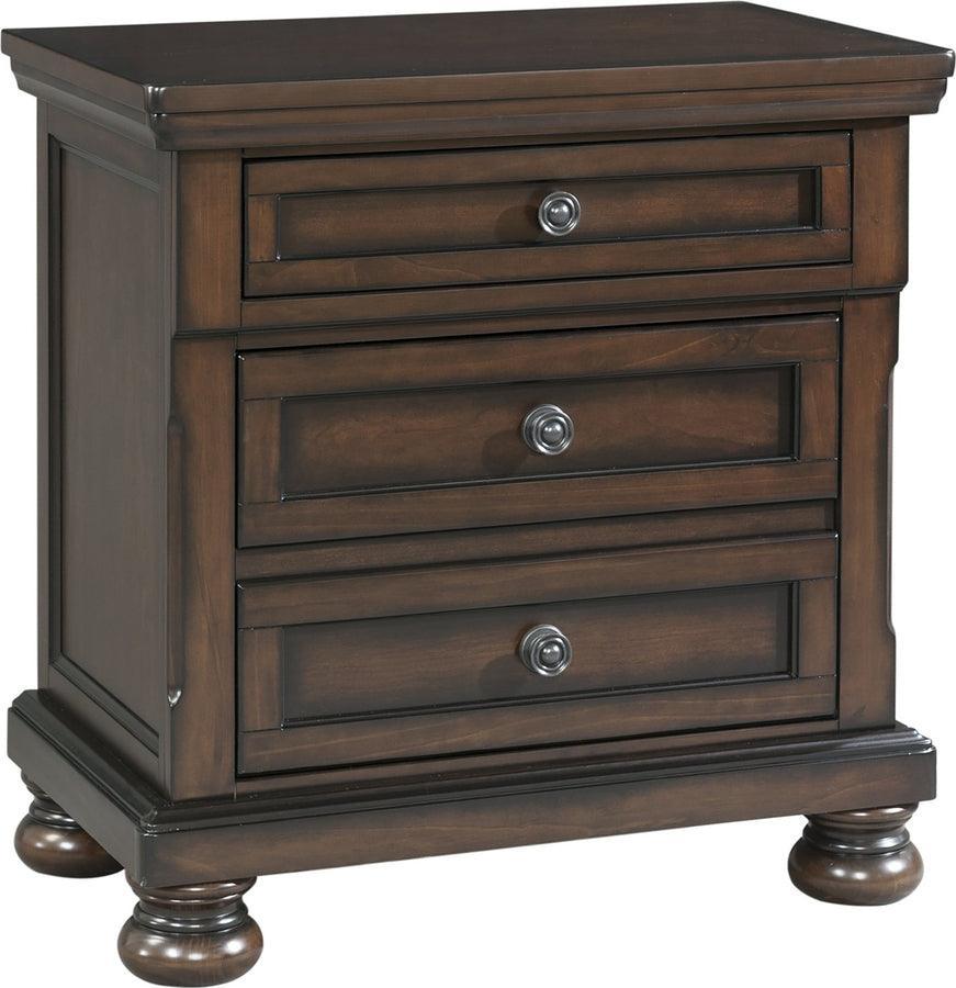 Elements Nightstands & Side Tables - Kingsley Nightstand w/ USB Walnut