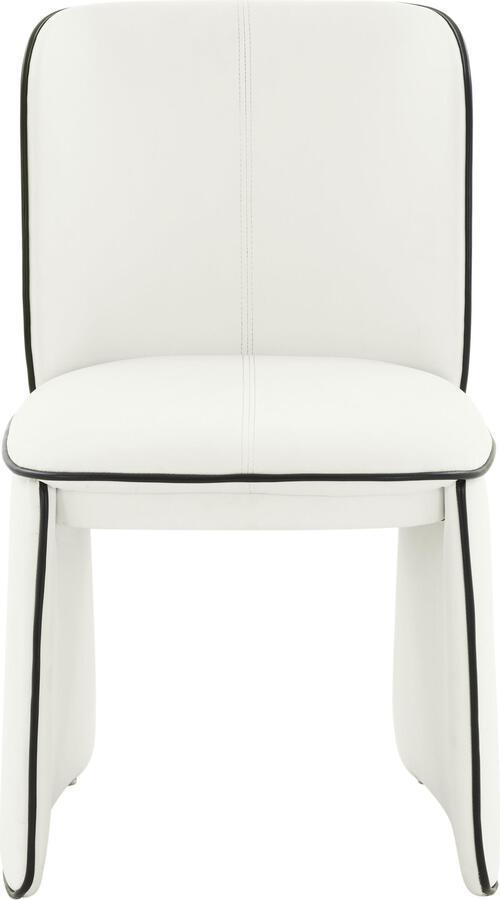 Tov Furniture Dining Chairs - Kinsley Cream Vegan Leather Dining Chair