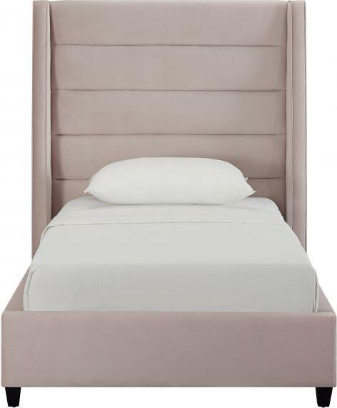Tov Furniture Beds - Koah Blush Velvet Bed in Twin